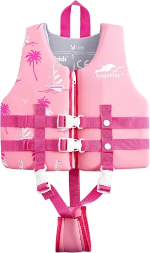 Gogokids Chaleco de natación para niños, flotadores para bebés – Chaleco de flotabilidad para niños y niñas para piscina y playa, para niños de 2 a