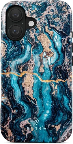 Miniatura 36 de BURGA - Funda compatible con iPhone 12, apta para carga inalámbrica, carcasa rígida híbrida de 2 capas + funda de silicona, resistente, ajuste