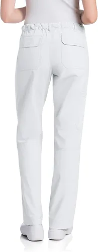 Miniatura 3 de Landau Pantalones médicos prelavados de 6 bolsillos elásticos para mujer 2024