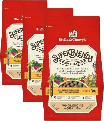 Miniatura 16 de Stella & Chewy's SuperBlends Granos Saludables Crudos con Recubrimiento Hígado de Res Alimentado con Pasto, Receta de Hígado de Res y Cordero
