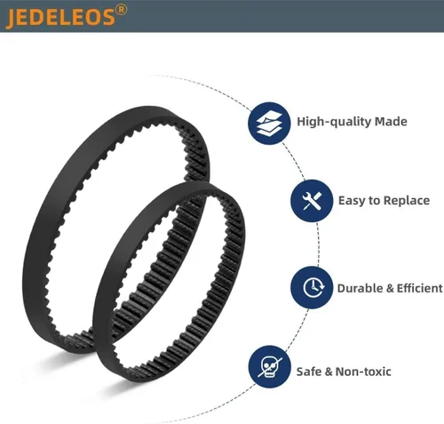 Miniatura 2 de JEDELEOS Juego de Correas de Reemplazo para Aspiradora de Alfombras Bissell ProHeat 2X Revolution Pet Pro Modelo 1986, 1964, 2007, 2007P Serie