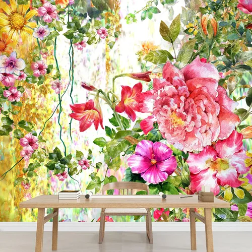 Miniatura 10 de Wall26 - La planta verde trepadora sobre una pared blanca crea un hermoso fondo - mural de pared removible papel pintado grande autoadhesivo