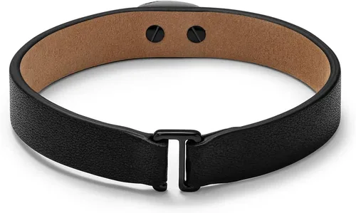 Miniatura 2 de MVMT Pulsera Heartlock de cuero para mujer