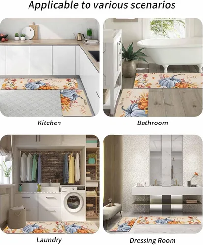 Miniatura 6 de Tapete de baño para bañera, antideslizante, de secado rápido y absorbente, con tierra de diatomeas, para fregadero de cocina, lavable, diseño
