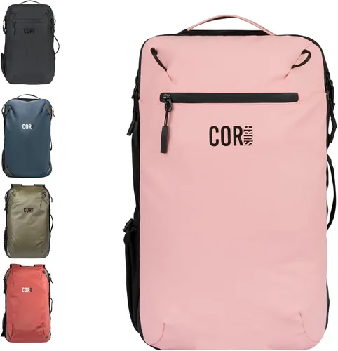 Miniatura 11 de COR Surf - Mochila de viaje aprobada para vuelo, de cabina, para laptop Mochila de equipaje de fin de semana para negocios, unisex, 28 l