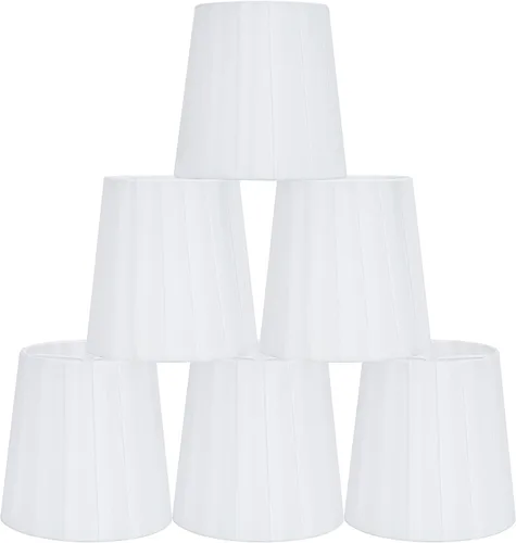Miniatura 9 de MIRA - Cortinas pequeñas con clip para lámpara de pared, juego de 2, barril pequeño, 5.2 x 4 pulgadas x 5.2 pulgadas de alto, cinta de tela, hechas