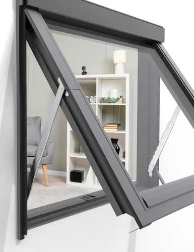 Miniatura 6 de Bisagras de ventana, soportes de ventana, cerradura de ventana, barra telescópica de múltiples ranuras para ventana colgada, SUS304, 1 par, 10