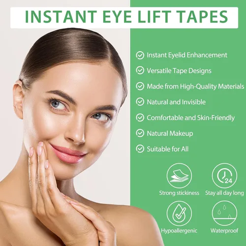 Miniatura 5 de 840PCs - Tira de elevación de párpados de fibra de uso médico de alta calidad para ojos de aspecto natural, levantamiento instantáneo de párpados
