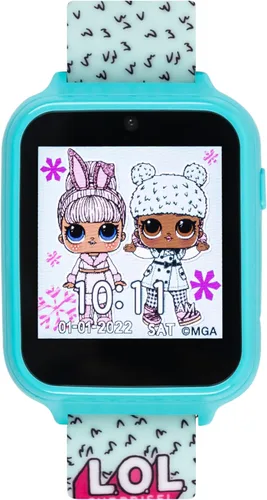 Miniatura 9 de Accutime L.O.L. Surprise! Reloj inteligente interactivo con pantalla táctil para niños, Azul claro, 40 mm, Moderno