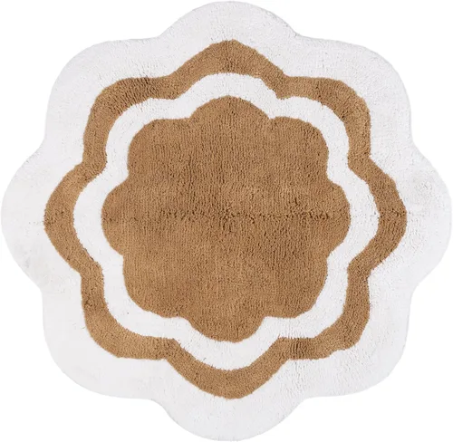 Miniatura 21 de Sherry Kline Alfombra de baño con diseño de pétalos, absorbente de agua, hecha a mano, lavable a máquina, tapete de baño para decoración, tapete