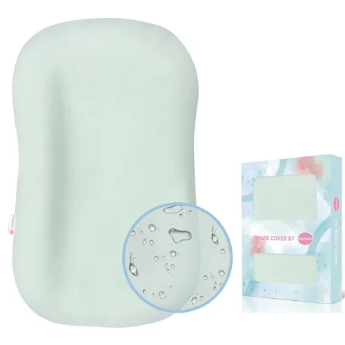Miniatura 7 de Pucmaoci Fundas impermeables orgánicas para tumbonas de bebé 100% algodón orgánico Funda extraíble con forro impermeable Lavable a máquina