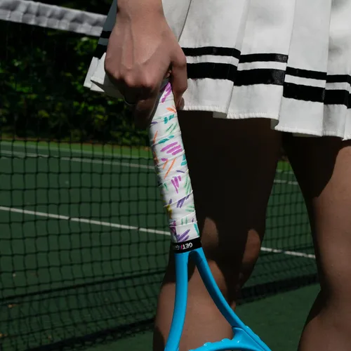 Miniatura 3 de Get A Grip - Grip personalizado para raqueta de tenis - Agarre antideslizante/de secado rápido para tenis - Grip precortado para raqueta de Pack