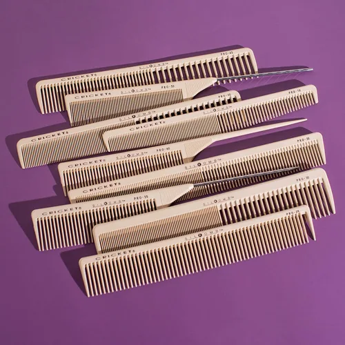 Miniatura 5 de Cricket Silkomb Pro-35 - Peine de corte de pelo extra largo, inyectado de silicona, dientes sin costuras con patrón de dientes dobles para corte