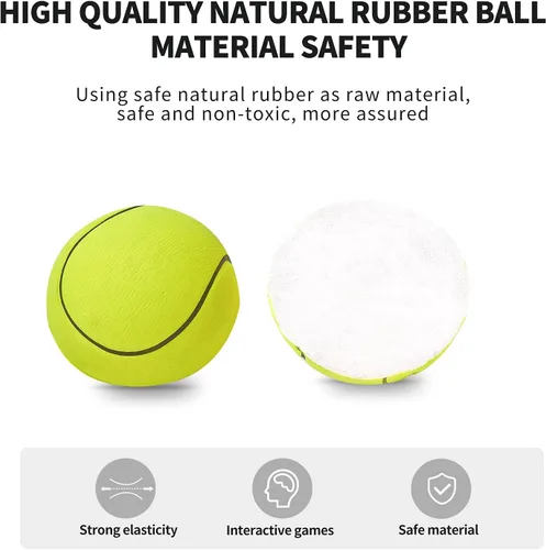 Miniatura 5 de Paquete de 4/8/16 pelotas de retorno de muñeca de 2.36 pulgadas, bolas de goma con rebote de rebote de pelota deportiva
