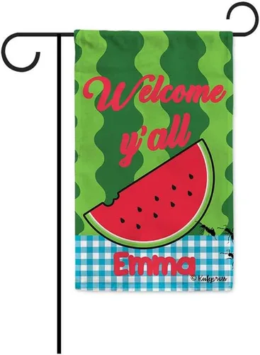 Miniatura 21 de Welcome Style Initial Garden Flag Snowflake Decor Customized Your Last Name 12.5X18 Inch Print Double Sided