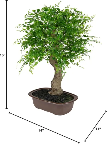 Miniatura 7 de Mini árbol bonsái artificial en maceta - 16