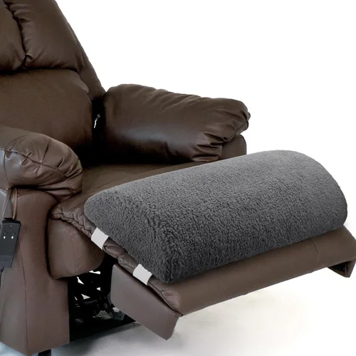 Miniatura 10 de Wesiti Almohada Cojín para Pies de Sillón Reclinable de Alta Resistencia Espuma Viscoelástica Sherpa Bolster para Dormir Descanso Almohada Multiusos