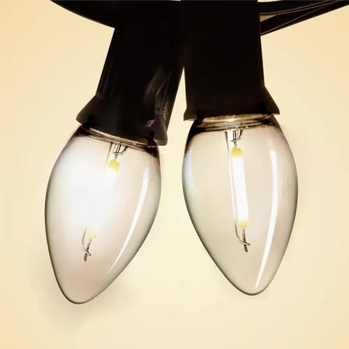 Miniatura 5 de Meconard - Bombillas LED C7 para luz nocturna, bombillas LED de repuesto irrompibles para velas de ventana y candelabros, base de candelabro E12