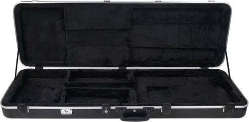 Miniatura 4 de Sound Town Funda ligera de ABS para bajo eléctrico con pestillo de bloqueo aprobado por la TSA e interior de felpa de espuma EPS (STBC-500)