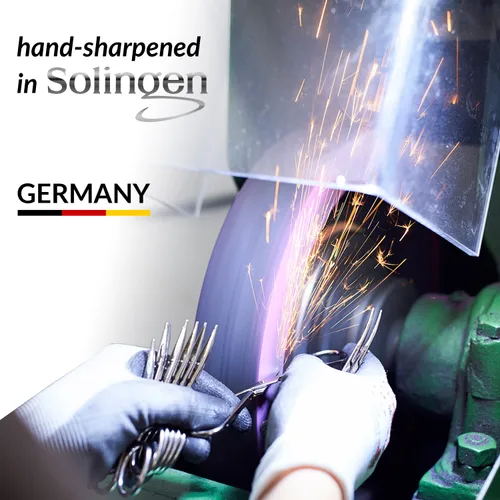 Miniatura 5 de marQus Juegos de manicura para mujeres y hombres de Solingen Alemania con lima de uñas de vidrio - Kit de aseo de calidad incl. cortaúñas y lima