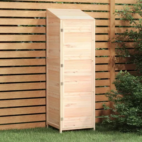 Miniatura 14 de Cobertizo de almacenamiento de madera para jardín, gabinete de almacenamiento al aire libre, cobertizo de herramientas de madera de jardín, Antracita