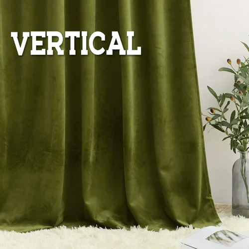 Miniatura 189 de RYB HOME Cortinas opacas de terciopelo para dormitorio, aislamiento térmico, privacidad, luz solar, bloqueo de calor, cortinas lujosas con bolsillo