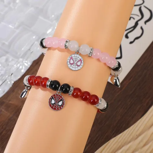 Miniatura 3 de SacXand Matching Bracelets for Couples Kitty Friendship braclets for best friends bf and gf Halloween Christmas Jewelry Gifts for Women Men Girls