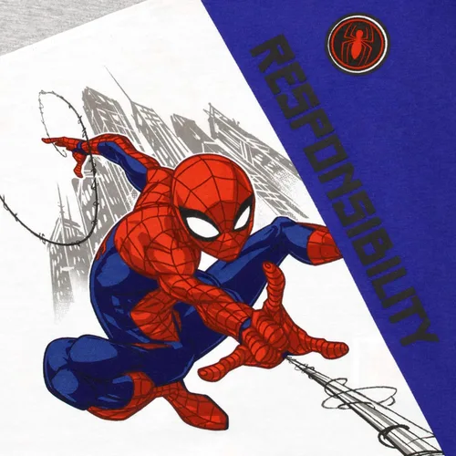 Miniatura 3 de Marvel Conjunto de camiseta y pantalones cortos Spiderman para niños