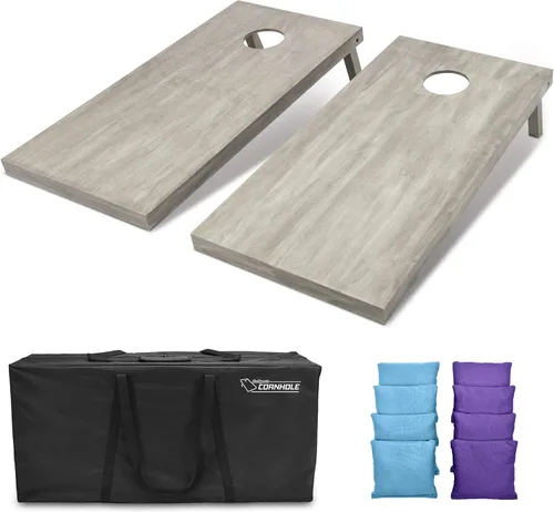 Miniatura 12 de GoSports Juego de tablas de cornhole de madera de tamaño reglamentario de 4 x 2 pies, incluye funda de transporte y bolsas de frijoles