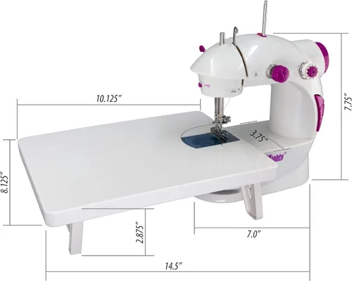 Miniatura 2 de Las máquinas de coser portátiles originales - Perfectas para niños, viajes, reparaciones rápidas y pequeños proyectos - Doble velocidad, batería