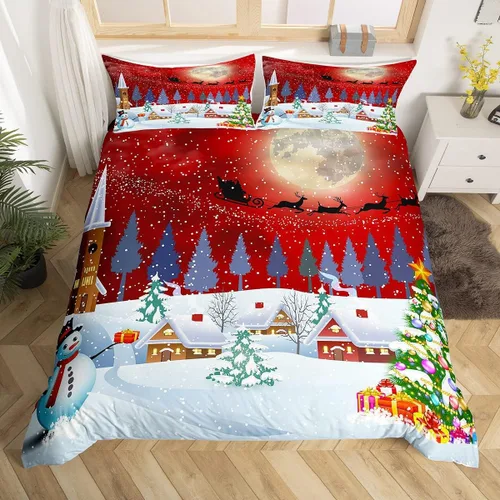 Miniatura 12 de Erosebridal Juego de ropa de cama de hurón para niños, funda de edredón de animales salvajes, bonita funda de edredón de vida silvestre para niños