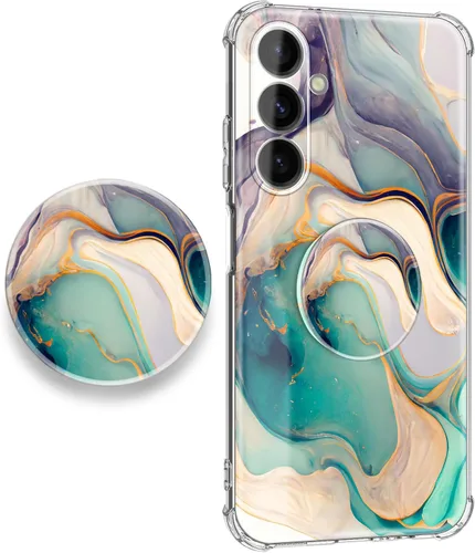 Miniatura 34 de para Samsung Galaxy a15 5G [Funda de Mármol Delgada]+[Anti-Caída Protectora] Fundas de Teléfono de TPU Suave y Elegantes para Mujeres de 6.5 Pulgadas