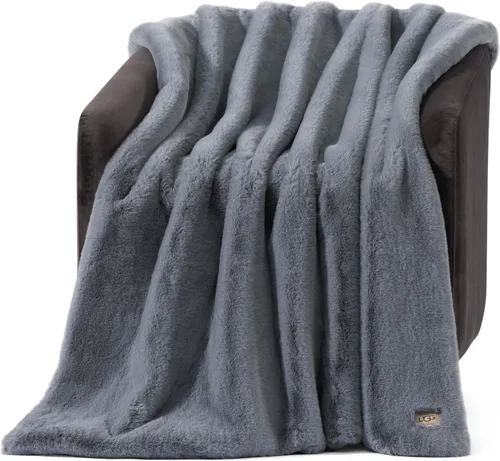 Miniatura 11 de Manta UGG Euphoria de pelo sintético de felpa, manta cálida y esponjosa para sofá o cama, decoración de lujo para dormitorio, mantas esponjosas
