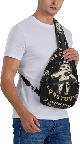 Miniatura 8 de RIMENCH Bolso bandolera multiusos, bolsos cruzados informales, mochila premium para el hombro en el pecho, color 980, Bandolera