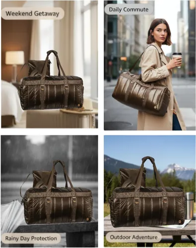Miniatura 29 de Joan & David - Bolsas de viaje acolchadas de 22 pulgadas para mujer, bolsa de viaje ligera para mujer, bolsa de hospital de alta densidad, bolsas