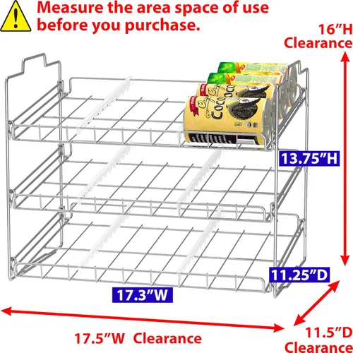 Miniatura 2 de Organizador, acabado chapado en cromo Decobros Supreme apilables cromado