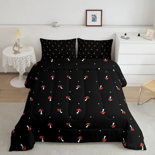 Miniatura 53 de Erosebridal - Juego de funda de edredón con flores de vaca de las Highlands, tamaño Queen, diseño de toro, juego de ropa de cama de ganado vacuno