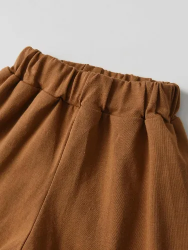 Miniatura 83 de Conjunto de 3 piezas de ropa de bebé recién nacido con estampado de manga larga + pantalones + sombrero