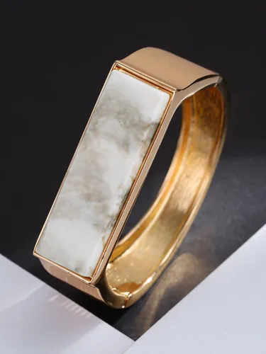 Miniatura 4 de Long tiantian Pulseras de oro de 18 quilates para mujer, pulseras de oro grueso de moda para adolescentes y niñas, pulseras de oro con bisagra