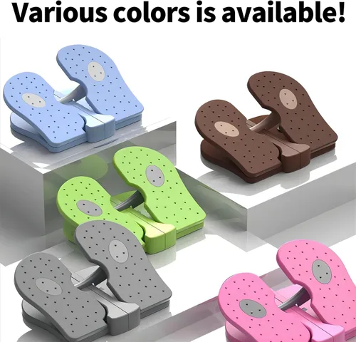 Miniatura 7 de Mini ejercitador de piernas plegable, máquina de ejercicio portátil con pedal para debajo del escritorio, ejercicio de músculos de las piernas