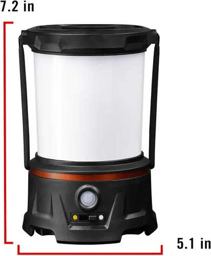 Miniatura 14 de Coast EAL40R Linterna de camping de emergencia recargable de 2500 lúmenes con modo intermitente rojo, mosquetón, difusor, mango plegable, modo bajo