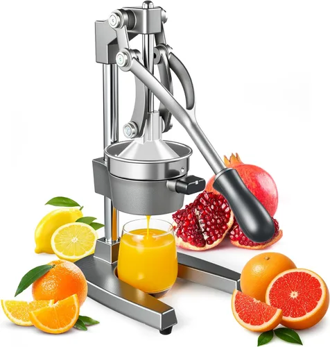 Exprimidor de hierro fundido,Exprimidor comercial de la prensa de la mano,Cítricos de encimera de servicio pesado para jugo de limón naranja fresco