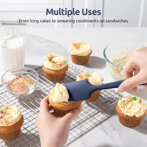 Miniatura 7 de U-Taste - Juego de espátulas de silicona resistentes al calor: U-Taste 600ºF alta temperatura sin costuras de grado alimenticio grado alimenticio