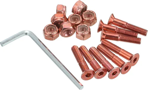 Miniatura 5 de PATIKIL Kit de herramientas para monopatín, tornillos de montaje, tornillos de cabeza hexagonal, juego de tuercas con llave para Longboard Cruiser