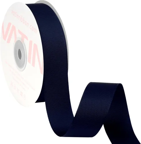 Miniatura 229 de Vatin - Rollo de cinta de grogrén, rollos de 25-50 yardas, perfecto para decoración de bodas, coronas, baby showers, envolturas de paquete de regalo