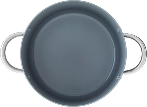 Miniatura 3 de GreenPan Lima - Olla antiadherente de cerámica anodizada dura de 8 cuartos con tapa, sin PFAS, apta para horno, gris