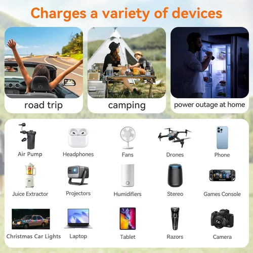 Miniatura 7 de ALLWEI - Inversor de corriente de 300 W, adaptador de toma de corriente con enchufe para coche, CC 12 V a CA 110 V, con cargador rápido USB-C PD