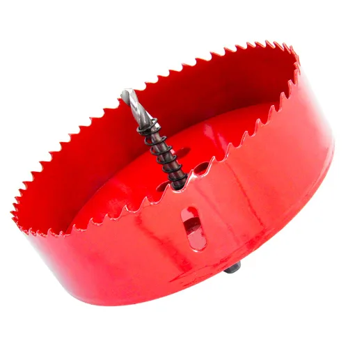 Miniatura 43 de Broca bimetálica para taladro, cortador de orificios HSS con eje para madera y metal