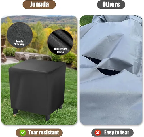 Miniatura 4 de Funda pequeña para mesa auxiliar de exterior, cubierta de mesa auxiliar de patio de 17 pulgadas para exteriores, funda impermeable para muebles