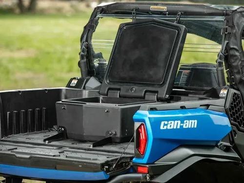 Miniatura 2 de SuperATV Enfriador con aislamiento trasero resistente al agua para Can-Am Commander 1000 2021 Tapa sellada mantiene el hielo dentro y fuera